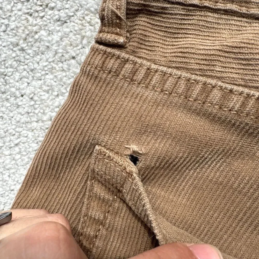 J Crew Khaki Tan Corduroy Chino Slim Fit Pants